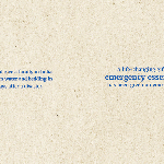 Emergency packs for families postal card