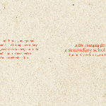 A secondary scholarship postal card